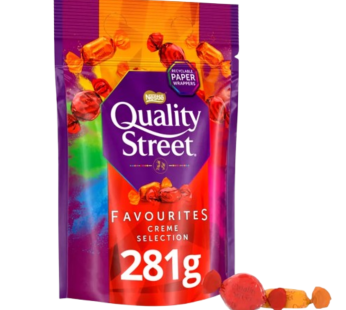 Quality Street Creme Selection Chocolate Bag 281g By SSN Spark Systems Network