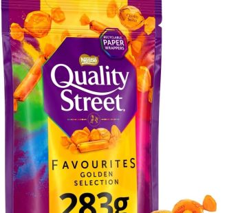 Quality Street Golden Selection Chocolate Mix 283g Family Pack, (Pack of 1) By SSN Spark Systems Network